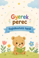 Gyerek perec foglalkoztatólapok-letölthető