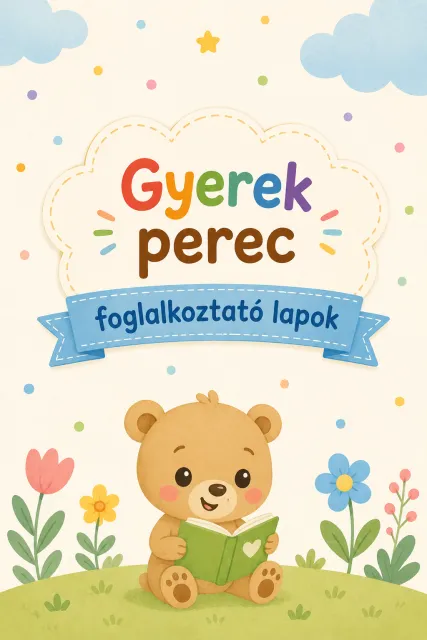 Gyerek perec foglalkoztatólapok-letölthető